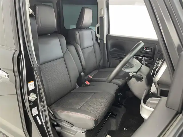 スズキ スペーシア カスタム HYBRID XS 滋賀県 2018(平30)年 5万km ブルーイッシュブラックパール3 禁煙車　/社外7インチナビ/・TV・CD・AM・FM/ETC/両側パワースライド　/衝突軽減ブレーキ　/スペアキー　/シートヒーター　/ハーフレザー　/ビルドインＥＴＣ　/ステアリングスイッチ　/サーキュレーター　/純正フロアマット　/純正アルミホイール/革巻きステアリング/ステアリングスイッチ