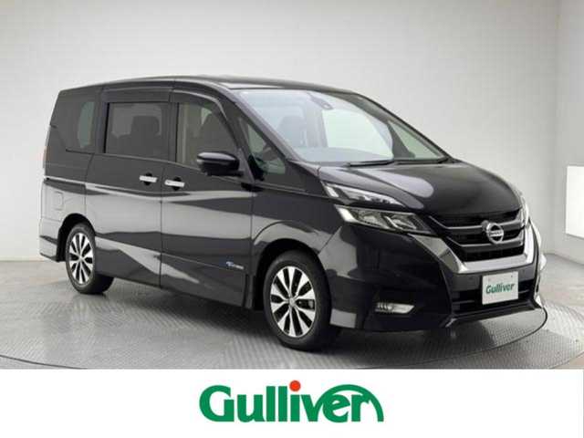 日産 セレナ ハイウェイスター 兵庫県 2016(平28)年 6.4万km ダイヤモンドブラック エマージェンシーブレーキ/クルーズコントロール/ハンスフリー両側パワースライドドア/純正SDナビ/地デジTV/【DVD/CD再生機能】/アラウンドビューモニター/ドライブレコーダー/ETC/フォグライト/ウインカーミラー/革巻きステアリング/ステアリングスイッチ/コーナーセンサー/純正16インチアルミホイル/サイド/カーテンエアバッグ/インテリジェントキー