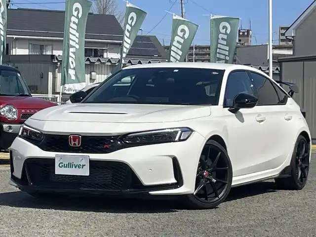 ホンダ シビック タイプR 宮城県 2023(令5)年 0.2万km チャンピオンシップホワイト 純正メーカーナビ（FM:AM:BT:TV）/レーダークルコン/BSM/レーンキープアシスト/USBポート/ブレーキホールド/ビルトインETC2.0/バックカメラ/プリクラッシュセーフティー/コーナーセンサー