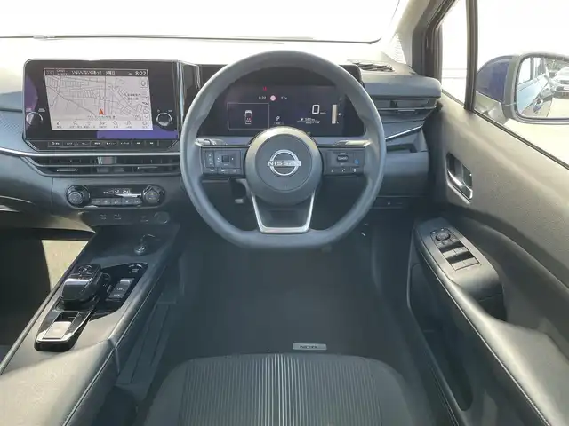 日産 ノート X 茨城県 2022(令4)年 6.8万km オーロラフレアブルーパール エマージェンシーブレーキ/純正ディスプレイオーディオ/　　BT/フルセグ/アラウンドビューモニター/プロパイロット/オートライト/オートハイビーム/ステアリングスイッチ/USB/電子パーキング/ブレーキホールド/デジタルインナーミラー型ドライブレコーダー/スマートキー/ETC2.0