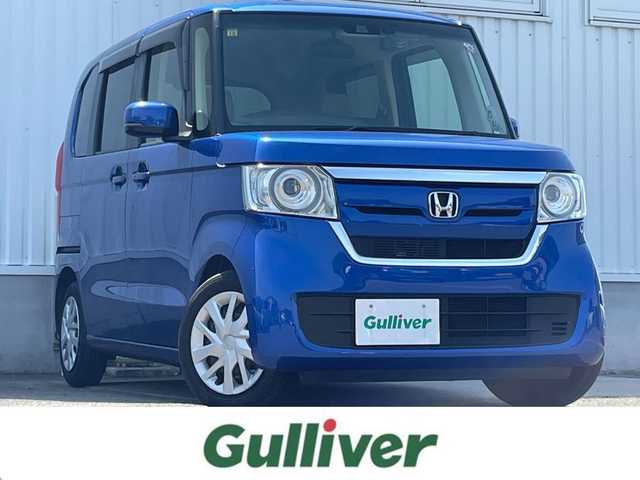 ホンダ Ｎ ＢＯＸ G L ホンダセンシング 愛媛県 2020(令2)年 2.5万km ブリリアントスポーティブルーメタリック2トーン 社外ナビ（Bluetooth/SD/CD/フルセグTV)/バックカメラ/ETC/前方ドライブレコーダー/純正フロアマット/ドアバイザー/LEDヘッドライト/オートマチックハイビーム/オートライト/Honda SENSING/衝突軽減ブレーキ（CMBS）/誤発進抑制機能/歩行者事故低減ステアリング/路外逸脱抑制機能/渋滞追従機能付アダプティブクルーズコントロール（ACC）/車線維持支援システム（LKAS）/先行車発進お知らせ機能/標識認識機能/後方誤発進抑制機能/スマートキー/ステアリングスイッチ