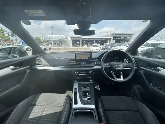 アウディ Ｑ５ 40TDIクワトロ スポーツ 滋賀県 2020(令2)年 3.3万km ミトスブラックメタリック ワンオーナー/マトリクスLEDヘッドライト/Bang＆olufsenサウンド/バーチャルコックピット/ブラックハーフレザー／シートヒーター／メモリ付きPシート/パワーバックドア/ルーフレール/ACC/BSM/３６０°カメラ/純正ナビ／Bluetooth／USB／aux/ETC２．０/フルセグテレビ