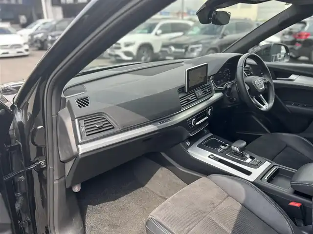 アウディ Ｑ５ 40TDIクワトロ スポーツ 滋賀県 2020(令2)年 3.3万km ミトスブラックメタリック ワンオーナー/マトリクスLEDヘッドライト/Bang＆olufsenサウンド/バーチャルコックピット/ブラックハーフレザー／シートヒーター／メモリ付きPシート/パワーバックドア/ルーフレール/ACC/BSM/３６０°カメラ/純正ナビ／Bluetooth／USB／aux/ETC２．０/フルセグテレビ