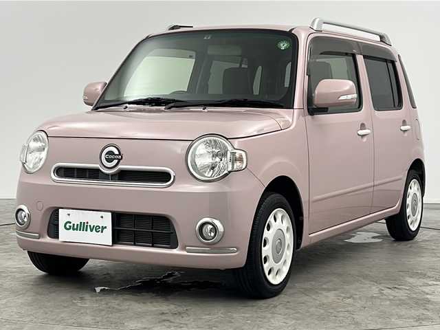 ダイハツ ミラ ココア プラスX スペシャルコーデ 三重県 2014(平26)年 2.8万km ムースピンクパール 禁煙車/純正CDオーディオ/アイドリングストップ/フォグライト/ルーフレール/純正ホイール/ベンチシート/スペアタイヤ
