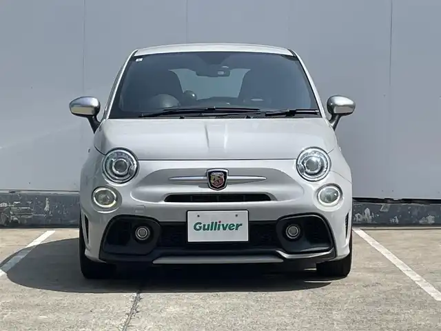 アバルト ５９５ ツーリズモ 青森県 2018(平30)年 4.6万km グレー ターボ/純正ディスプレイオーディオ/【AM/FM/USB/BT/AUX】/MTモード付AT/スポーツモード/フォグランプ/黒レザーシート/パドルシフト/ステアリングスイッチ/コーナーセンサー/純正フロアマット/純正AWスタッドレスタイヤ積込