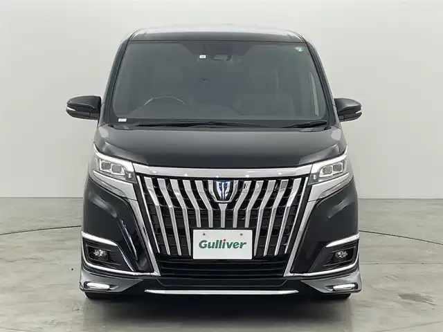 トヨタ エスクァイア ハイブリッド Gi プレミアムパッケージ 福岡県 2018(平30)年 4.6万km ブラック モデリスタエアロ　/アルパインビッグＸ１１ナビ/フルセグTV　/バックカメラ　/ビルトインETC　/前方ドライブレコーダー　/クルーズコントロール　/衝突軽減ブレーキ　/レーンキープ　/オートマチックハイビーム　/両側電動スライドドア　/ハーフレザーシート　/ステアリングヒーター　/シートヒーター　/ＬＥＤヘッドライト　/レオンス１７インチＡＷ