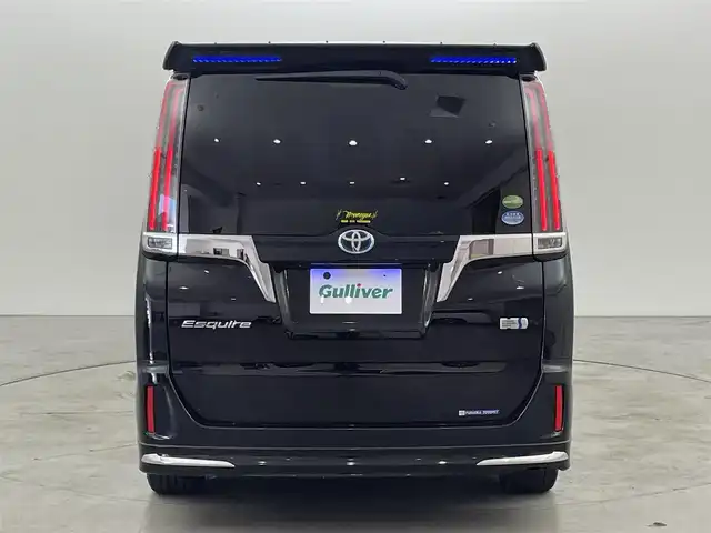 トヨタ エスクァイア ハイブリッド Gi プレミアムパッケージ 福岡県 2018(平30)年 4.6万km ブラック モデリスタエアロ　/アルパインビッグＸ１１ナビ/フルセグTV　/バックカメラ　/ビルトインETC　/前方ドライブレコーダー　/クルーズコントロール　/衝突軽減ブレーキ　/レーンキープ　/オートマチックハイビーム　/両側電動スライドドア　/ハーフレザーシート　/ステアリングヒーター　/シートヒーター　/ＬＥＤヘッドライト　/レオンス１７インチＡＷ