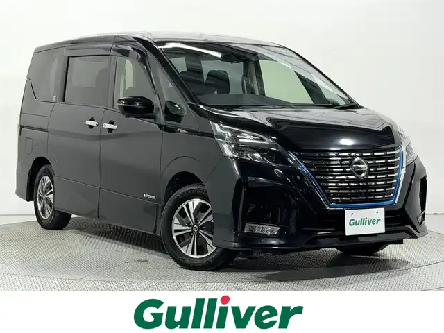 日産 セレナ e－パワー ハイウェイスター V 大阪府 2020(令2)年 5.8万km ダイヤモンドブラック ProPILOT 純正10incナビTV 360カメラ フリップダウンモニター シート＆ハンドルヒーター レーダーC 衝突軽減ブレーキ レーンアシスト ブラインドSM 両側パワースライドドア パークアシスト クリアランスソナー