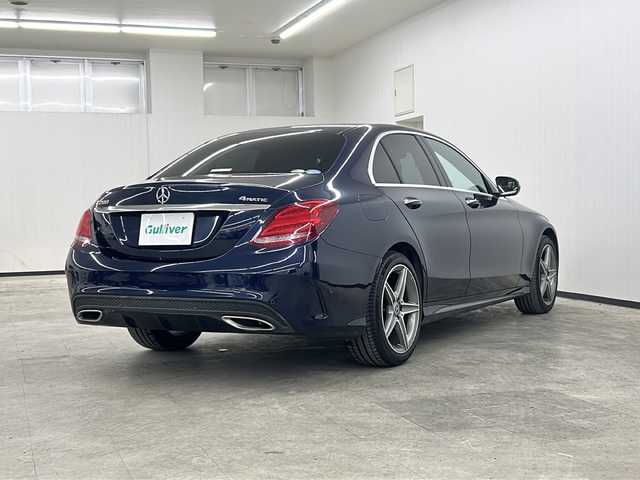 メルセデス・ベンツ Ｃ２００ 4マチックアバンギャルド 長崎県 2018(平30)年 16万km カバンサイトブルー アクティブブレーキアシスト/・アクティブレーンキーピングアシスト/・アダプティブハイビームアシスト/・アダプティブハイビームアシスト/・アクティブライトシステム/・アクティブブラインドスポットアシスト/純正マルチナビ/・フルセグ/・DVD/・CD/・Bluetooth/・バックカメラ/黒レザーシート/前席シートヒーター/前席パワースライド（運転席メモリ付）/パドルシフト/純正18インチアルミ/ドライブレコーダー/純正ETC/クルーズコントロール/プッシュスタート/スマートキー/取説/保証書