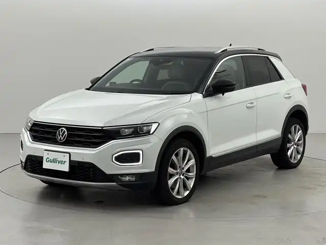 フォルクスワーゲン ＶＷ Ｔ－ロック TDI スポーツ 福岡県 2021(令3)年 7万km 白 純正ナビ　/バックカメラ　/ビルトインETC２．０　/前後ドラレコ　/レーダー探知機　/レーダークルコン　/コーナーセンサー　/ブラインドスポットモニター　/アイドリングストップ　/パドルシフト　/シートヒーター　/ルーフレール　/純正１８インチアルミホイール　/LEDヘッドライト