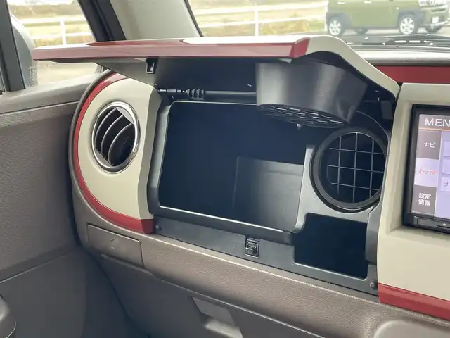 スズキ ラパン ショコラ G 佐賀県 2015(平27)年 1万km アーバンブラウンパールメタリック 社外SDナビゲーション/・ワンセグTV/AM/FM/CD/アイドリングストップ/ブラウンレザーシート(合皮)/ISOFIX対応/プッシュスタート/スマートキー/革巻きステアリング/純正キセノンヘッドライト/ドアバイザ―/取扱説明書/スペアキー１本