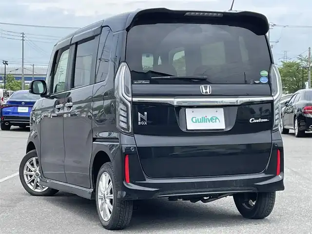 ホンダ Ｎ ＢＯＸ カスタム G L ホンダセンシング 道央・札幌 2018(平30)年 7.6万km クリスタルブラックパール ４WD/純正ディーラーOPナビ/CD/DVD/BT/フルセグ/ホンダセンシング/衝突被害軽減ブレーキ/横滑り防止装置/アダプティブクルーズコントロール/レーンキープアシスト/リヤコーナーセンサー/バックカメラ/ビルトインETC/アイドリングストップ/ECONモード/片側パワースライドドア/前席シートヒーター/ステアリングリモコン/プッシュスタート/スマートキー/LEDヘッドライト/オートライト/オートハイビーム/フォグランプ/電動格納ミラー/ヒーテッドドアミラー/ウィンカーミラー/純正ラバーフロアマット/ドアバイザー/スペアキー