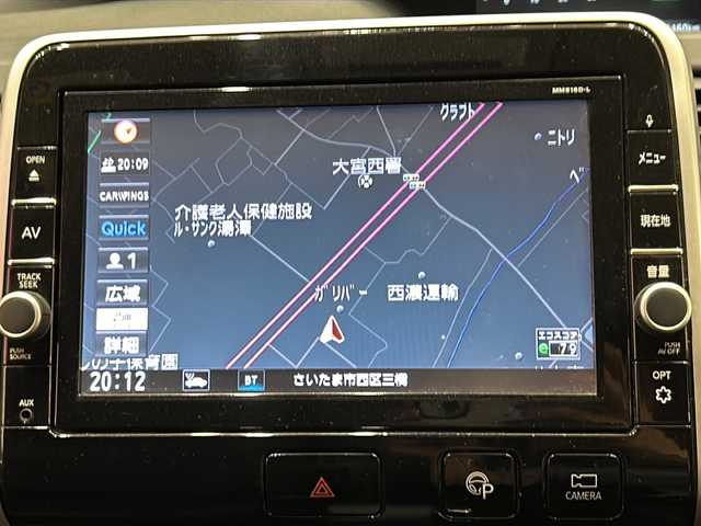 日産 セレナ ハイウェイスター 埼玉県 2017(平29)年 6.3万km ブリリアントホワイトパール エマージェンシーブレーキ/フリップダウンモニター/純正9インチナビ/　　CD/DVD/BT/フルセグ/アラウンドビューモニター/両側パワースライドドア/クルーズコントロール/LEDオートライト/純正16インチアルミホイール/ステアリングスイッチ/USBポート/ビルトインETC/禁煙車