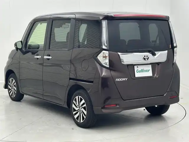 トヨタ ルーミー カスタムG 茨城県 2022(令4)年 0.8万km プラムブラウンパールクリスタルシャイン 純正ナビ/バックカメラ/ワンセグ/衝突被害軽減ブレーキ/車線逸脱抑制装置/レーダークルーズコントロール/オートマチックハイビーム/クリアランスソナー/両側電動スライドドア/ETC/ドラレコ/シートヒーター/純正15インチAW/LEDヘッドライト/スマートキー