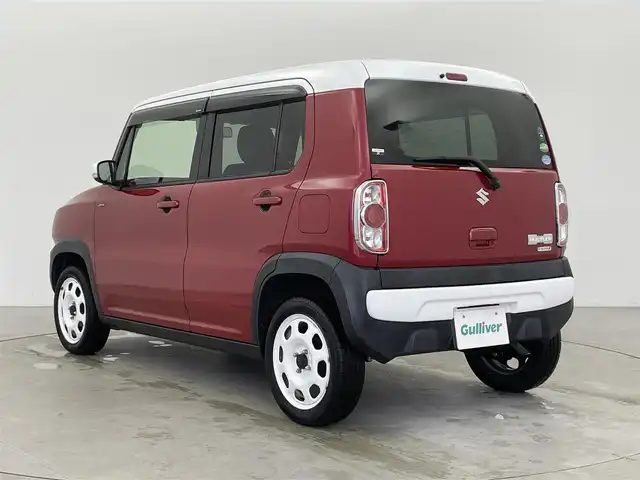 スズキ ハスラー Jスタイル 富山県 2015(平27)年 6.9万km フェニックスレッドパール/ホワイト2トーンルーフ 衝突軽減ブレーキ/HIDヘッドライト/フォグ/前席シートヒーター /ナビ（NX714W）（CD DVD bluetooth）/ETC/スマートキー＋プッシュスタート/オートライト/純正ゴムマット・バイザー