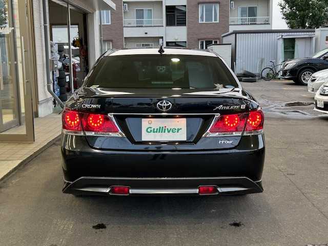 トヨタ クラウン アスリート G i－Four 道東・釧路十勝 2013(平25)年 6万km プレシャスブラックパール ４WD/純正HDDナビ/CD/DVD/BT/MSV/フルセグTV/バックカメラ/サンルーフ/クルーズコントロール/レザーシート/前席シートヒーター/前席エアーシート/前席パワーシート/前後ドライブレコーダー/革巻ステアリング/ETC/電動リアサンシェード/カーテンエアバック/冬タイヤ積み込み