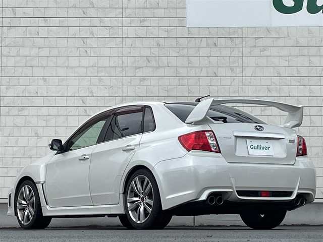 スバル インプレッサ ＷＲＸ STI A－Line タイプS 岩手県 2012(平24)年 9.7万km サテンホワイトパール 禁煙車/4WD/純正STIシート/大型純正ウィング/パドルシフト/前席パワーシート/社外ナビ/→フルセグTV/Bluetooth/CD/DVD/FM/AM/クルーズコントロール/横滑り防止装置/〇プッシュスタート/〇電動格納ミラー/ウィンカーミラー/〇ドアバイザー/〇フロアマット/〇スマートキー/〇シガーソケット/HIDヘッドライト/フォグライト/ETC