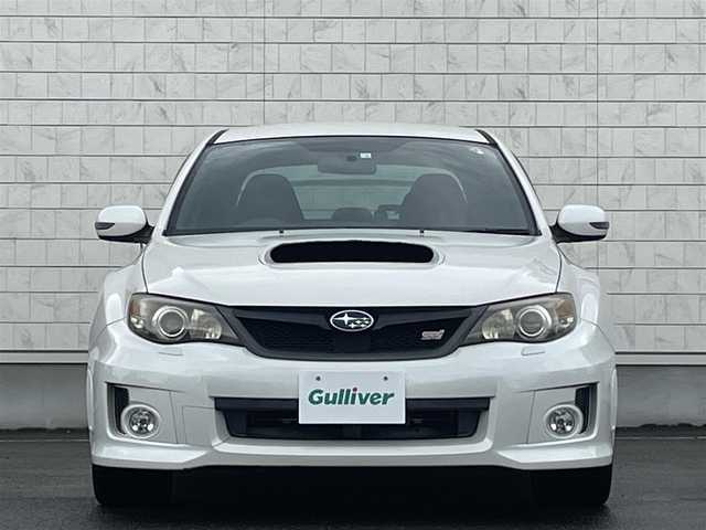 スバル インプレッサ ＷＲＸ STI A－Line タイプS 岩手県 2012(平24)年 9.7万km サテンホワイトパール 禁煙車/4WD/純正STIシート/大型純正ウィング/パドルシフト/前席パワーシート/社外ナビ/→フルセグTV/Bluetooth/CD/DVD/FM/AM/クルーズコントロール/横滑り防止装置/〇プッシュスタート/〇電動格納ミラー/ウィンカーミラー/〇ドアバイザー/〇フロアマット/〇スマートキー/〇シガーソケット/HIDヘッドライト/フォグライト/ETC