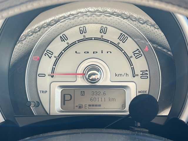 スズキ ラパン X 愛知県 2012(平24)年 6.1万km マルーンブラウンパール /禁煙車//社外ナビ・フルセグTV/　(AVIC-MRZ09)//Bluetooth//バックカメラ//プッシュスタート//純正フロアマット//ドアバイザー//電動格納ミラーウィンカー//社外LEDライト//スマートキー//プッシュスタート//純正１４インチアルミ//取扱説明書//新車保証書//スペアキー×１
