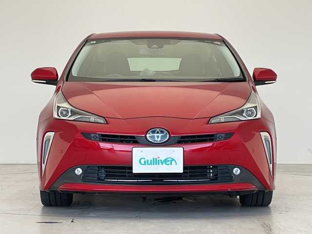 トヨタ プリウス A ツーリングセレクション 愛知県 2019(平31)年 3.7万km エモーショナルレッドⅡ 純正9型ナビ ＳＤカードなし/レーダークルーズコントロール/シートヒーター/バックカメラ/コーナーセンサー/純正アルミホイール/ブラインドスポットモニター/ヘッドアップディスプレイ/LEDヘッドライト/オートマチックハイビーム/ETC/衝突軽減システム/フルセグ/CD DVD/Bluetooth/ステアリングスイッチ/スマートキー/プッシュスタート