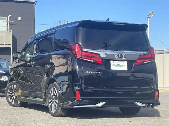 トヨタ アルファード S Cパッケージ 宮城県 2021(令3)年 5.7万km ブラック ワンオーナー/純正ナビ/(フルセグTV、DVD、ライオ、BT)/モデリスタエアロ/デジタルインナーミラー/ツインムーンルーフ/社外前後ドラレコ/ＢＳＭ/純正１２．１型フリップダウン式モニター/ＴＶキャンセラー/ビルトインＥＴＣ/パワーバックドア/パワーシート/（運転席、助手席、セカンドシート）/シートヒーター、エアシート/（運転席、助手席）/ステアリングヒーター/シートポジションメモリー/オートハイビーム/LTA/レーダークルーズコントロール/USBポート/純正フロアマット/純正エントランスマット/純正アルミホイールサマータイヤ/(235/50R18)