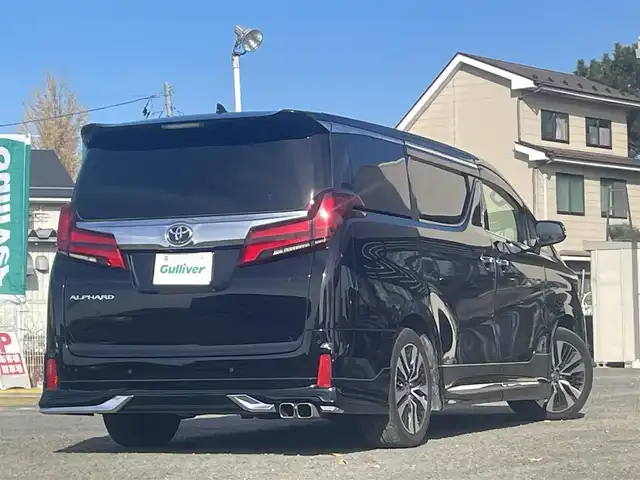 トヨタ アルファード S Cパッケージ 宮城県 2021(令3)年 5.7万km ブラック ワンオーナー/純正ナビ/(フルセグTV、DVD、ライオ、BT)/モデリスタエアロ/デジタルインナーミラー/ツインムーンルーフ/社外前後ドラレコ/ＢＳＭ/純正１２．１型フリップダウン式モニター/ＴＶキャンセラー/ビルトインＥＴＣ/パワーバックドア/パワーシート/（運転席、助手席、セカンドシート）/シートヒーター、エアシート/（運転席、助手席）/ステアリングヒーター/シートポジションメモリー/オートハイビーム/LTA/レーダークルーズコントロール/USBポート/純正フロアマット/純正エントランスマット/純正アルミホイールサマータイヤ/(235/50R18)