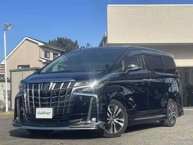 トヨタ アルファード S Cパッケージ 宮城県 2021(令3)年 5.7万km ブラック ワンオーナー/純正ナビ/(フルセグTV、DVD、ライオ、BT)/モデリスタエアロ/デジタルインナーミラー/ツインムーンルーフ/社外前後ドラレコ/ＢＳＭ/純正１２．１型フリップダウン式モニター/ＴＶキャンセラー/ビルトインＥＴＣ/パワーバックドア/パワーシート/（運転席、助手席、セカンドシート）/シートヒーター、エアシート/（運転席、助手席）/ステアリングヒーター/シートポジションメモリー/オートハイビーム/LTA/レーダークルーズコントロール/USBポート/純正フロアマット/純正エントランスマット/純正アルミホイールサマータイヤ/(235/50R18)