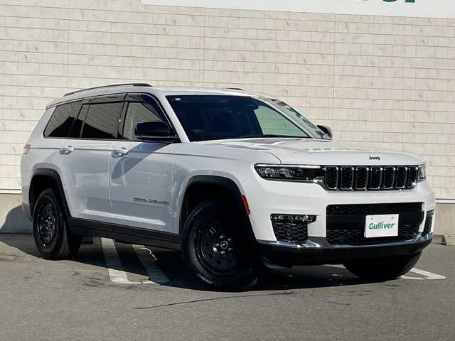 クライスラー・ジープ ジープ グランドチェロキーＬ リミテッド 山形県 2023(令5)年 1.7万km ブライトホワイト 禁煙車/4WD/純正10.1型ディスプレイナビ(AM/FM/TV/BT/Apple CarPlay)/地デジ/ALPINEサウンドシステム/セレクテレインシステム(ROCK/SAND/MUD/SNOW/AUTO/SPORT)/衝突被害軽減ブレーキ/アダプティブクルーズコントロール/前面衝突警報/アクティブレーンマネジメント/交差点衝突回避支援機能/パーキングアシスト/ブラインドスポットモニター/サラウンドビューカメラ/衝突感知オートロック解除・室内灯点灯機能/タイヤプレッシャーモニタリングシステム/レインブレーキサポート/ヘッドアップディスプレイ/パワーバックドア/ブラインドスポットモニター/アクティブノイズコントロールシステム/ヒルスタートアシスト/ヒルディセントコントロール/オフロードインフォメーションページ/オートブレーキホールド/エレクトロニックパーキングブレーキ/115Vアクセサリー電源アウトレット/ヒーテッドドアミラー/ステアリングヒーター/合成皮革シート/シートヒーター(1.2列目)/エアシート(D/N席)/スペアキー1本/純正AW18インチスタッドレス積込/ETC2.0