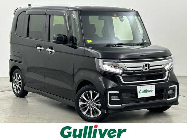 ホンダ Ｎ ＢＯＸ カスタム L 福岡県 2022(令4)年 2万km クリスタルブラックパール 純正ナビ（フルセグＴＶ）　/バックカメラ　/ＥＴＣ　/３６０°ドラレコ　/ＡＣＣ　/コーナーセンサー　/衝突軽減ブレーキ　/レーンキープ　/先行車発進お知らせ　/両側電動スライドドア　/純正１４インチＡＷ　/シートヒーター