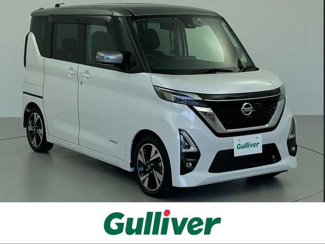 日産 ルークス HWS Gターボ プロパイロットED 岐阜県 2020(令2)年 7万km チタニウムグレーM/シルキーホワイト 純正ナビ/アラウンドビューモニター/エマージェンシーブレーキ/純正15インチアルミホイール/プロパイロット/フルセグTV/LEDヘッドライト/ドライブレコーダー/プッシュスタート/電動格納ミラー/ETC