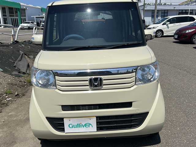 ホンダ Ｎ ＢＯＸ G Lパッケージ 新潟県 2013(平25)年 5.9万km ヒダマリアイボリーパール 純正ギャザーズナビ（CD・DVD・BT・TV）/ETC/バックカメラ/片側パワースライドドア/プッシュスタート/コーナーセンサー/ドアバイザー/コーナーセンサー/ミラーウインカー/スマートキー