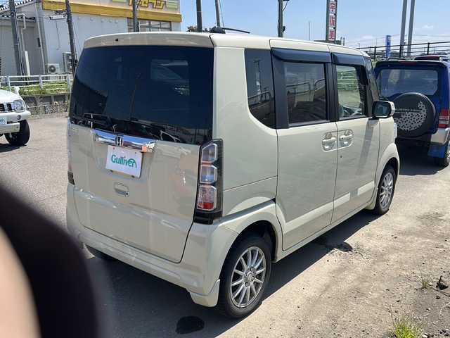 ホンダ Ｎ ＢＯＸ G Lパッケージ 新潟県 2013(平25)年 5.9万km ヒダマリアイボリーパール 純正ギャザーズナビ（CD・DVD・BT・TV）/ETC/バックカメラ/片側パワースライドドア/プッシュスタート/コーナーセンサー/ドアバイザー/コーナーセンサー/ミラーウインカー/スマートキー