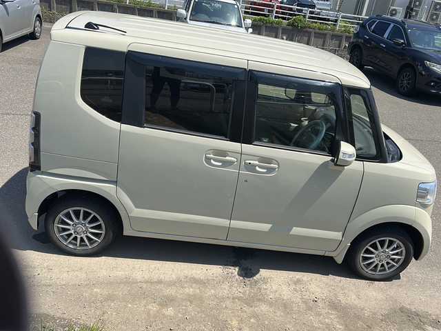 ホンダ Ｎ ＢＯＸ G Lパッケージ 新潟県 2013(平25)年 5.9万km ヒダマリアイボリーパール 純正ギャザーズナビ（CD・DVD・BT・TV）/ETC/バックカメラ/片側パワースライドドア/プッシュスタート/コーナーセンサー/ドアバイザー/コーナーセンサー/ミラーウインカー/スマートキー