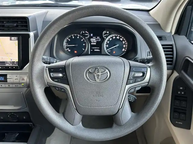 トヨタ ランドクルーザー プラド TX 埼玉県 2019(平31)年 3.6万km ホワイトパールクリスタルシャイン ワンオーナー車/モデリスタエアロ/社外20インチアルミ/（純正AW＋夏タイヤ車載）/社外ナビTV/アルパインフリップダウンモニター/バックカメラ/LEDヘッドライト/衝突軽減ブレーキ/レーダークルーズコントロール/プッシュスタート/スマートキー/保証書付整備手帳/取扱説明書
