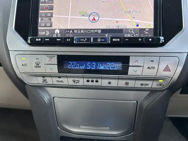 トヨタ ランドクルーザー プラド TX 埼玉県 2019(平31)年 3.6万km ホワイトパールクリスタルシャイン ワンオーナー車/モデリスタエアロ/社外20インチアルミ/（純正AW＋夏タイヤ車載）/社外ナビTV/アルパインフリップダウンモニター/バックカメラ/LEDヘッドライト/衝突軽減ブレーキ/レーダークルーズコントロール/プッシュスタート/スマートキー/保証書付整備手帳/取扱説明書