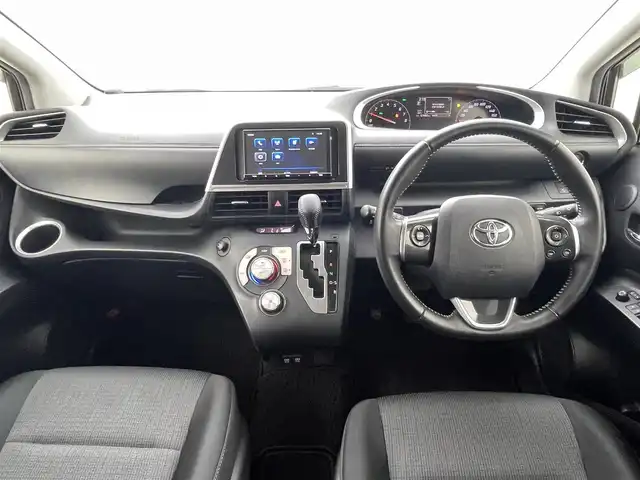 トヨタ シエンタ G セーフティエディションⅡ 熊本県 2021(令3)年 6.8万km ブラックマイカ 社外ナビAVN-LS01/   TV/CD/DVD/Bluetooth/USB/バックモニター/衝突軽減ブレーキ/横滑り防止装置/コーナーセンサー/両側パワースライドドア/アイドリングストップ/オートマチックハイビーム/レーントレーシングアシスト/ステアリングスイッチ/純正15インチアルミホイール/純正フロアマット/プッシュスタート/スマートキー/ＥＴＣ/ＬＥＤライト