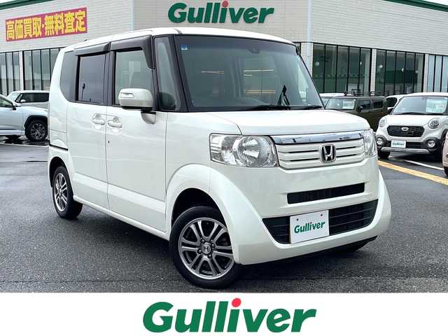 ホンダ Ｎ ＢＯＸ SSパッケージ 鳥取県 2015(平27)年 5.4万km プレミアムホワイトパール 4・W・D/ワンオーナー/社外ナビ/フルセグ/DVD/CD/BT/前席シートヒーター/両側パワースライドドア/衝突被害軽減システム/純正14インチアルミホイール/プッシュエンジンスタート/アイドリングストップ/純正フロアマット/ドアバイザー/スマートキー×２