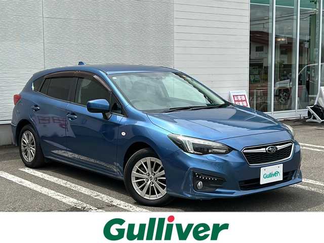 スバル インプレッサ スポーツ 1．6i－Lアイサイト 秋田県 2017(平29)年 4.2万km クォーツブルーP ワンオーナー/４WD/ETC/純正SDナビ/Bluetooth/純正16インチアルミ/アダクティブクルーズコントロール/フルセグテレビ/スマートキー/パドルシフト