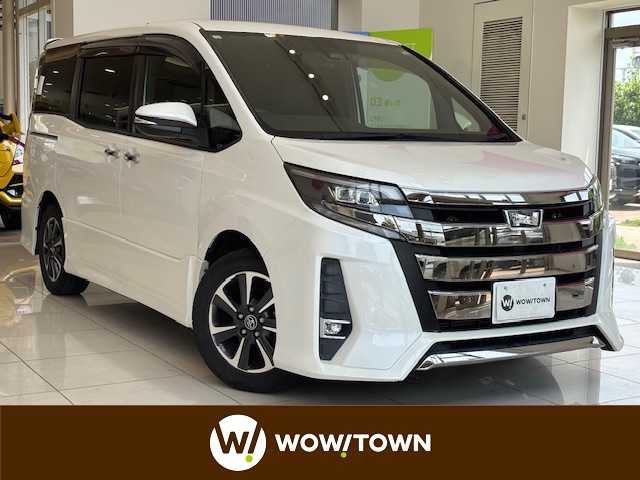 トヨタ ノア Si ダブルバイビー 埼玉県 2018(平30)年 4.8万km ホワイトパールクリスタルシャイン フルセグテレビ/バックカメラ/フリップダウンモニター/シートカバー/アイドリングストップ/キャプテンシート/クルーズコントロール/プッシュスタート/両側パワースライドドア/ETC/禁煙車