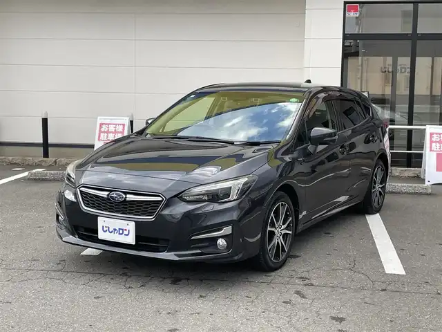 スバル インプレッサ スポーツ 2．0i－L アイサイト 青森県 2017(平29)年 9万km ダークグレーメタリック (株)IDOMが運営する【じしゃロン青森店】の自社ローン専用車両になりますこちらは現金、またはオートローンご利用時の価格です。自社ローンご希望の方は別途その旨お申付け下さい。/４WD/純正８インチSDナビ/　AM/FM/CD/DVD/Bluetooth/フルセグTV/バックカメラ/ビルトインETC/ドライブレコーダー/レーダークルーズコントロール/衝突被害軽減ブレーキ/レーンキープアシスト/横滑り防止装置/アイドリングストップ/オートライト/LEDヘッドライト/フォグランプ/スマートキー/プッシュスタート/電動格納ミラー/純正17インチAW/純正フロアマット/スペアキー