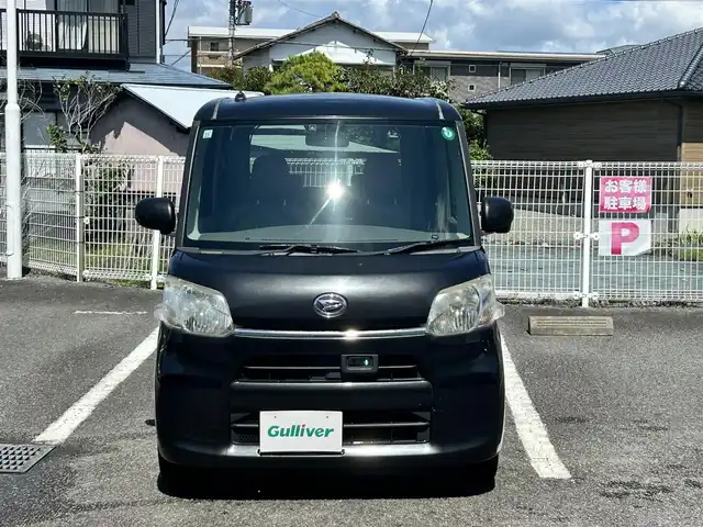 ダイハツ タント X SA 静岡県 2013(平25)年 9.7万km ブラックマイカメタリック 社外ナビ（DVD/BT/フルセグTV）/ETC/片側パワースライドドア/純正フロアマット/保証書/取説/スペアキーあり