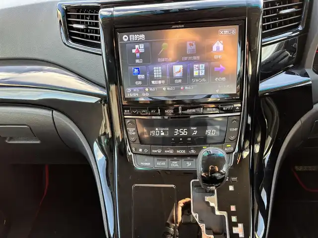 トヨタ アルファード 240S タイプゴールド 福岡県 2012(平24)年 6.5万km 黒 ALPINE10.2型フリップダウンモニター/ALPINE9型ナビ（BT/フルセグ/DISC)/Bカメラ/両側パワースライドドア/電動リアゲート/クルーズコントロール/LEDヘッドライト/オートライト/ハーフレザーシート/純正18インチAW/ステアリングスイッチ/ドライブレコーダー/横滑り防止装置/コーナーセンサー/盗難防止装置/スマートキー/ETC