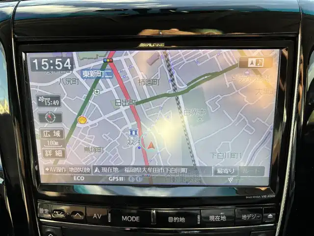 トヨタ アルファード 240S タイプゴールド 福岡県 2012(平24)年 6.5万km 黒 ALPINE10.2型フリップダウンモニター/ALPINE9型ナビ（BT/フルセグ/DISC)/Bカメラ/両側パワースライドドア/電動リアゲート/クルーズコントロール/LEDヘッドライト/オートライト/ハーフレザーシート/純正18インチAW/ステアリングスイッチ/ドライブレコーダー/横滑り防止装置/コーナーセンサー/盗難防止装置/スマートキー/ETC