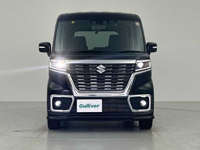 スズキ スペーシア カスタム HYBRID XS 愛知県 2021(令3)年 1.9万km ブルーイッシュブラックパール3 純正ナビ/・フルセグ/・Bluetooth/・CD/DVD/・USB入力端子/・SD音楽録音/運転席シートヒーター/レーダークルーズコントロール/ビルドインＥＴＣ/スズキセーフティーサポート/衝突軽減ブレーキ/レーンキープアシスト/コーナーセンサー/オートマチックハイビーム/前後ドラレコ/ＬＥＤヘッドライト/フォグランプ/ステアリングスイッチ/スマートキー