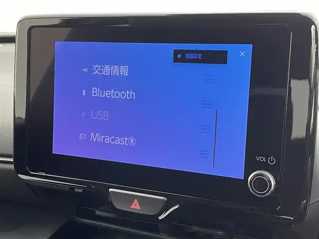 トヨタ ヤリスクロス ハイブリッド Z 群馬県 2025(令7)年 0.1千km ブラックマイカ 登録済未使用車　純正８型ディスプレイオーディオ　全方位カメラ　衝突軽減　アダプティブクルーズコントロール　ＢＳＭ　シートヒーター　ハンドルヒーター　ビルトインＥＴＣ２．０　障害物センサー　禁煙車