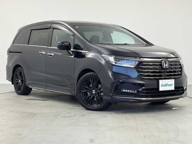 ホンダ オデッセイ ハイブリッド e:HEVアブソルート EXブラックED 愛知県 2024(令6)年 2.3万km プレミアムヴィーナスブラックP ワンオーナー/純正ナビ/マルチビューカメラシステム/フルセグTV・HDMI・Bluetooth・USB・CD・DVD/ETC/前後ドライブレコーダー/両側パワースライドドア/ハンズフリーアクセステールゲート/18インチアルミホイール/本革シート/運転席助手席・2列目パワーシート/運転席助手席・2列目シートヒーター/おくだけ充電/ホンダセンシング/衝突軽減ブレーキ/先行車発進お知らせ/歩行者事故低減ステアリング/路外逸脱抑制/標識認識/渋滞追従機能付ACC/車線維持支援システム/ブラインドスポットインフォメーション/オートハイビーム/誤発進抑制/後方誤発進抑制/近距離衝突軽減ブレーキ/急アクセル抑制/パーキングセンサー/後退出庫サポート/アクティブコーナリングライト/車両接近通報/ECONモード/ヒルスタートアシスト/横滑り防止/LEDヘッド/オートライト/プラズマクラスター技術搭載フルオートエアコン/フロントオートエアコン・リヤオートエアコン/革巻きステアリング/パドルシフト/USBチャージャー/プッシュスタート/スマートキー/スペアキー