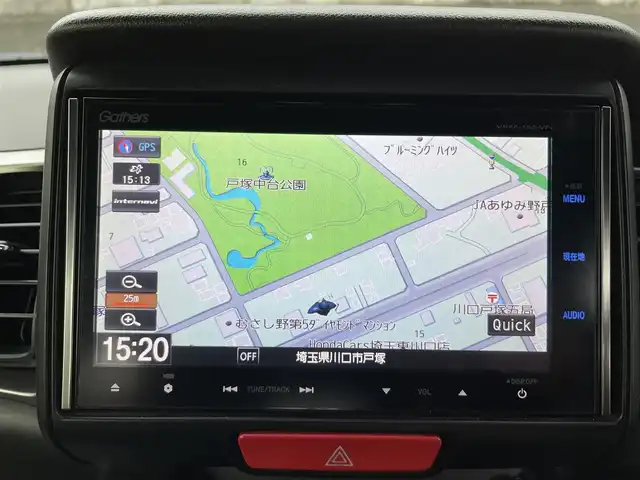 ホンダ Ｎ ＢＯＸ スラッシュ X 埼玉県 2014(平26)年 5.5万km スマートブラック ワンオーナー/純正ナビTV/シートヒーター（前席）/ステアリングヒーター/クルコン/電子制御パーキングブレーキ/プッシュスタート/PURE　sound　booth/バックカメラ/置型スマホ充電/USBポートｘ１/ＥＴＣ/オートライト/HIDヘッドライト/取扱説明書/保証書付整備手帳
