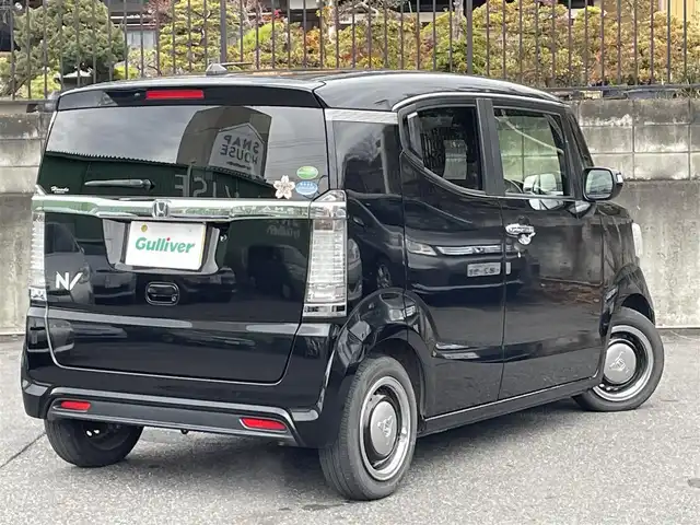 ホンダ Ｎ ＢＯＸ スラッシュ X 埼玉県 2014(平26)年 5.5万km スマートブラック ワンオーナー/純正ナビTV/シートヒーター（前席）/ステアリングヒーター/クルコン/電子制御パーキングブレーキ/プッシュスタート/PURE　sound　booth/バックカメラ/置型スマホ充電/USBポートｘ１/ＥＴＣ/オートライト/HIDヘッドライト/取扱説明書/保証書付整備手帳