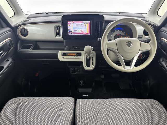 スズキ ワゴンＲ スマイル HYBRID X 福井県 2022(令4)年 3.5万km シフォンアイボリーメタリック 純正SDナビ【CN-RZ865】/　Bluetooth、CD、DVD、USB、TV/ビルトインＥＴＣ/両側パワースライドドア/リアパーキングセンサー/シートヒーター【Ｄ席のみ】/LEDフォグランプ/USB充電口×２/アイドリングストップ/純正フロアマット/ドアバイザー/デュアルカメラブレーキサポート/横滑り防止機能/レーンキープアシスト/盗難防止装置