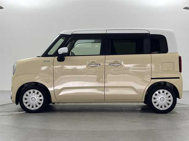 スズキ ワゴンＲ スマイル HYBRID X 福井県 2022(令4)年 3.5万km シフォンアイボリーメタリック 純正SDナビ【CN-RZ865】/　Bluetooth、CD、DVD、USB、TV/ビルトインＥＴＣ/両側パワースライドドア/リアパーキングセンサー/シートヒーター【Ｄ席のみ】/LEDフォグランプ/USB充電口×２/アイドリングストップ/純正フロアマット/ドアバイザー/デュアルカメラブレーキサポート/横滑り防止機能/レーンキープアシスト/盗難防止装置